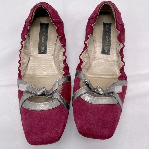 STEVE Madden Luxe Ballerina Slippers Size 8.5M - Picture 2 of 8